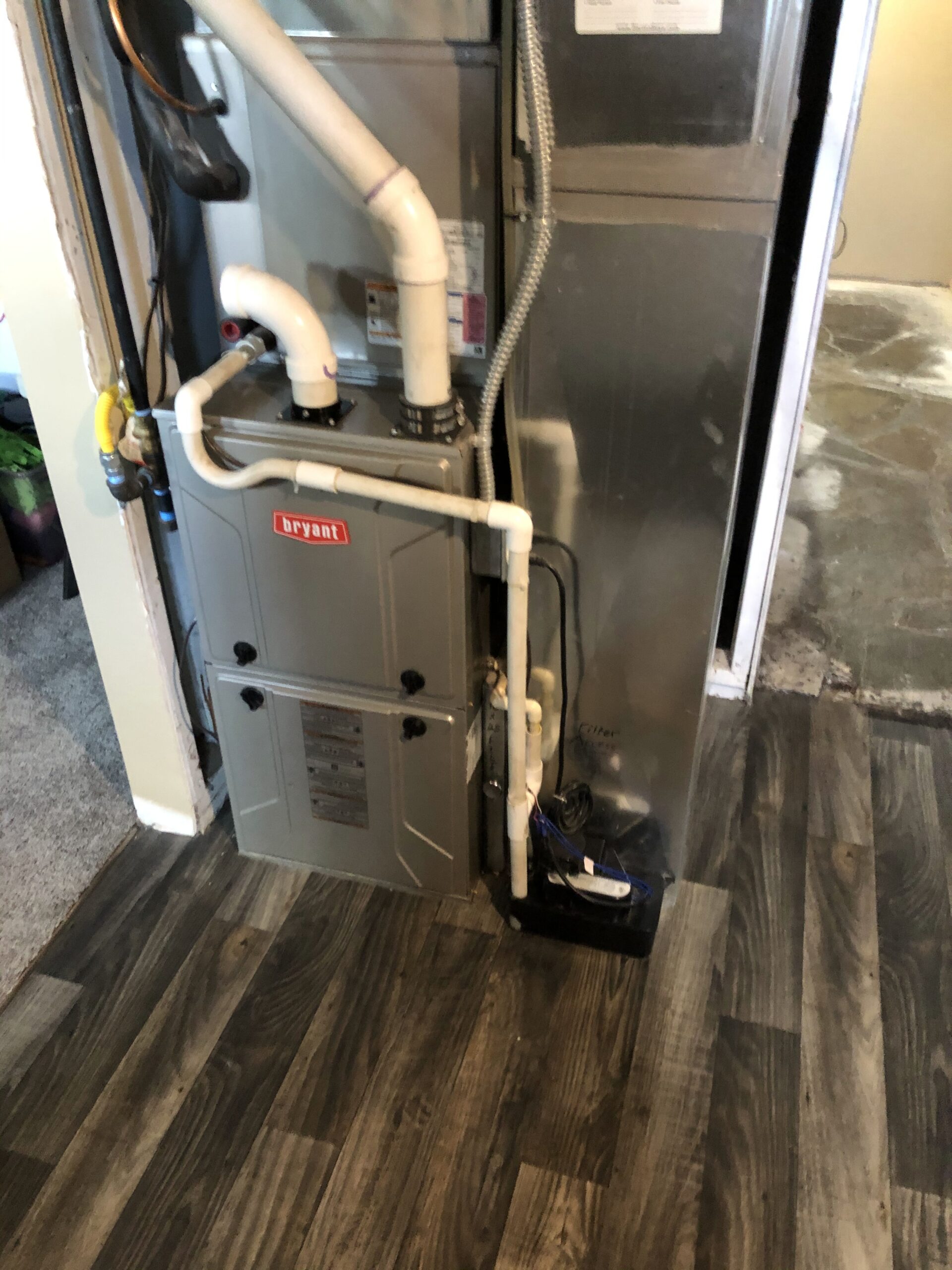 Residential furnace installation equipment