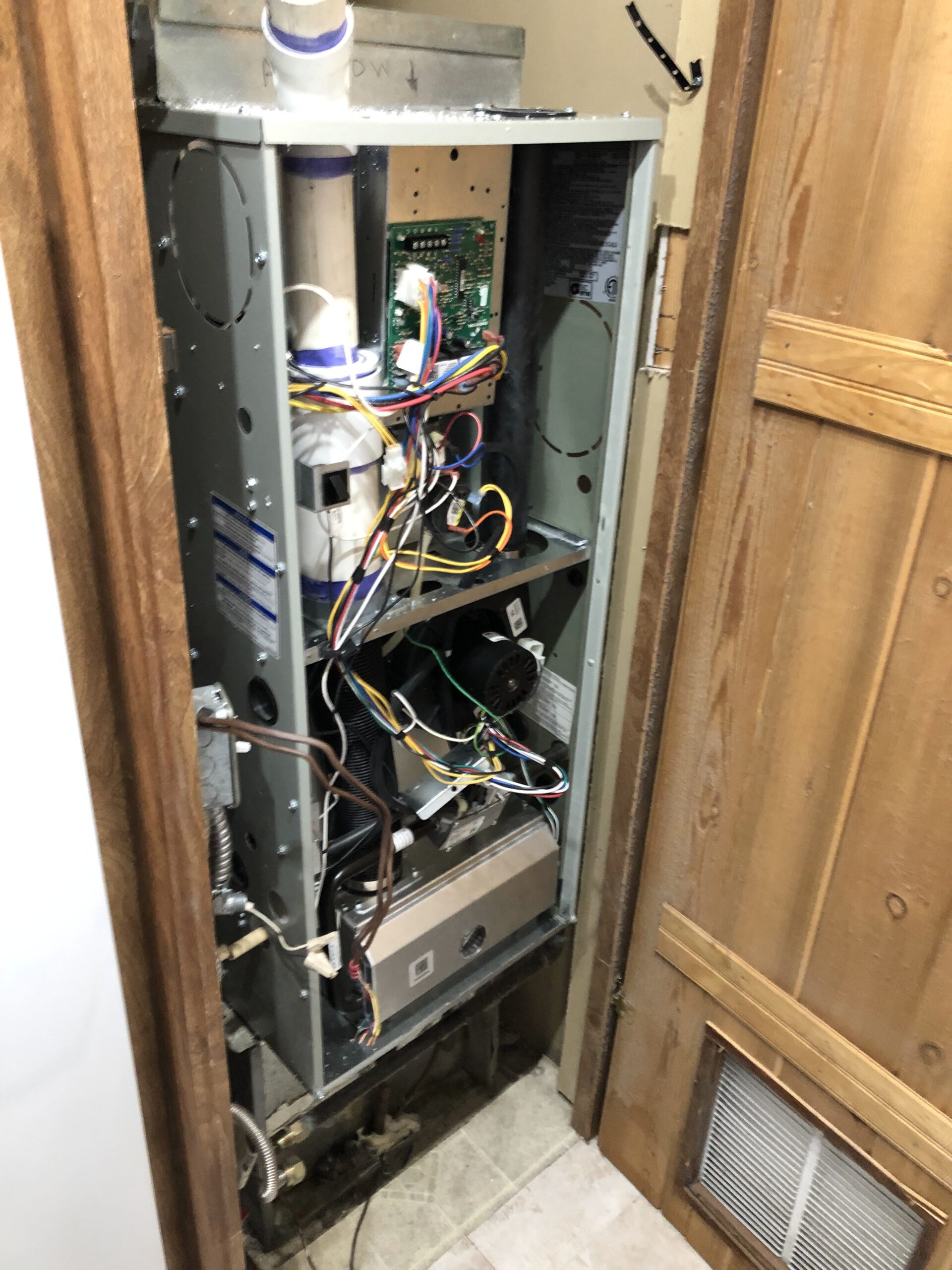 Heating and cooling system maintenance equipment